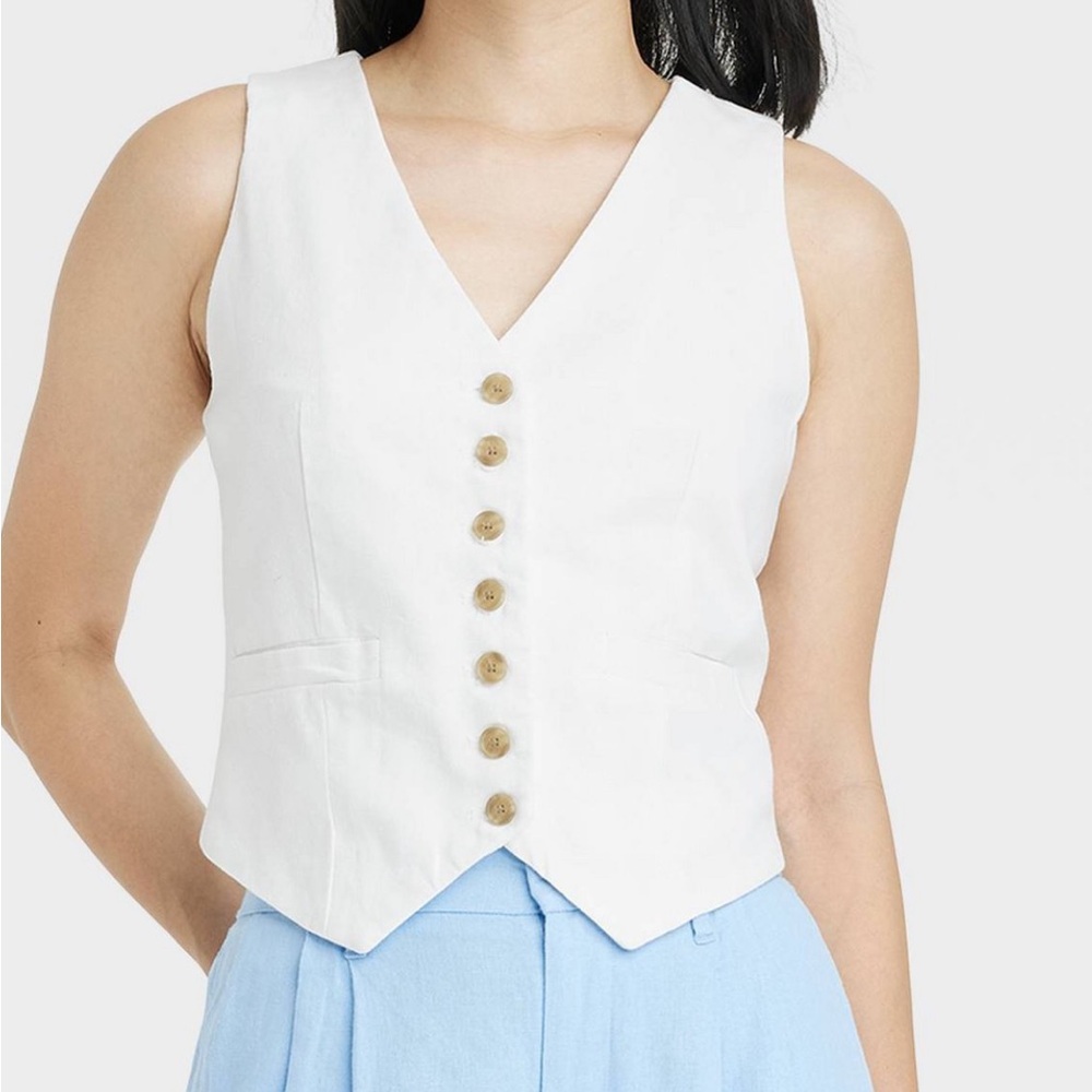 NWT fitted Suit Vest